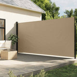 Retractable Side Awning Beige 220x500 cm 4004480
