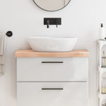 Bathroom Countertop 80x40x cm Untreated Solid Wood 3156022