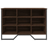 Shoe Cabinet Brown Oak 90x38x61.5 cm Engineered Wood 848648
