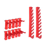 103 Piece Storage Bin Kit with Wall Panels Red and Black 150813