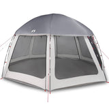 Pool Tent with Removable Fly & Mesh Walls Grey 510x510 cm 4100636