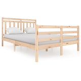 3100654 Bed Frame without Mattress Solid Wood 140x200 cm