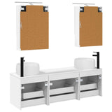 Bathroom Cabinet Set 5 pcs White 50 x 14.5 x 70 cm 3406639