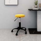 Office Swivel Chair Mustard Yellow Velvet 333181