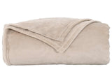 Throw Blankets 6 pcs Beige 150 x 200 cm Fleece 42016790