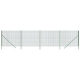 Wire Mesh Fence Green 2x10 m Galvanised Steel 154054