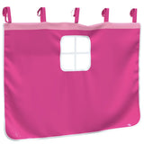 Curtains for Loft Bed with Tunnel Pink Polyester 835918