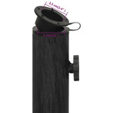 Umbrella Base Black 44x44x32 cm Cast Iron 317768