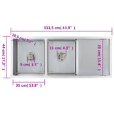 Handmade Kitchen Sink Stainless Steel 145081