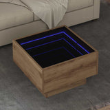 Coffee Table Artisan oak 50 x 50 x 30 cm Engineered wood 879660