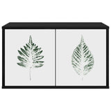 Wall-mounted TV Cabinet HANAU 69 x 33 x 40 cm Black Oak 8007142