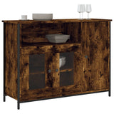Sideboard Smoked Oak 100x35x75 cm Engineered Wood 835511
