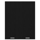 Hanging Cabinet Black Oak 80 x 31 x 100 cm Engineered Wood 884363