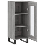 Sideboard Grey Sonoma 34.5x34x90 cm Engineered Wood 828826
