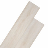 Flooring Planks 18 pcs White 5.26 m PVC 42046248