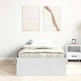 Bed Frame without Mattress White 100x200 cm 3203831