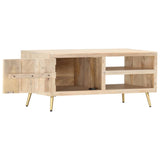 Coffee Table 90x45x40 cm Solid Mango Wood 286523