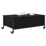 Coffee Table Black Oak 91 x 55 x 32 cm Engineered Wood 883003