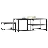 ZNTS Nesting Coffee Tables 2 pcs Grey Sonoma Engineered Wood 835397