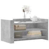 Coffee Table Concrete Grey 100x50x50 cm Engineered Wood 848349