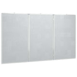 Magnetic Whiteboard Foldable 180x100x1,7 cm Aluminium 4005363