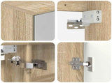 Bathroom Cabinet Set 5 pcs Sonoma Oak Engineered Wood 3406513