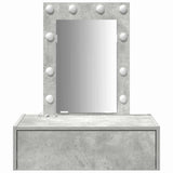 Dressing Table with Drawer Grey 60 x 40 x 70 cm Engineered Wood 865220