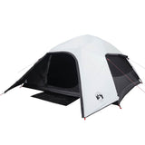 Family Tent Dome 6-Person White Blackout Fabric Waterproof 94726