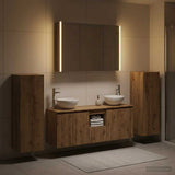 Bathroom Furniture Set 6 pcs Artisan Oak 3407158