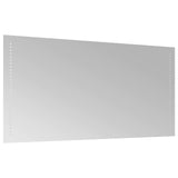 LED Bathroom Mirror Transparent 50 x 10 cm Tempered Glass 42045785