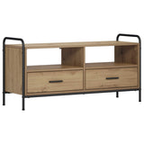 TV Cabinet 99.5 x 33 x 50 cm Artisan Oak Engineered Wood 8013697