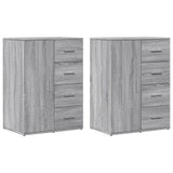 Sideboards 2 pcs Grey Sonoma 59x39x80 cm Engineered Wood 3276635