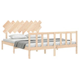 Bed Frame without Mattress 160x200 cm Solid Wood Pine 3193476