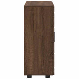 Wooden Cabinet Brown Oak 88.5 x 30.5 x 73 cm Engineered Wood 880308