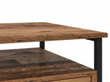 Bedside Cabinet Old Wood 40 x 42 x 55 cm Engineered Wood 881881