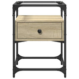 Bedside Cabinet Sonoma Oak 40x40x55 cm Engineered Wood 846076
