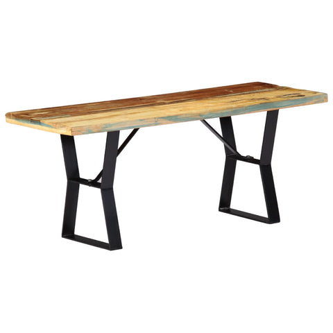 Bench 110 cm Solid Reclaimed Wood 247952