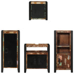 Bathroom Furniture Set 4 pcs Multicolour Solid Reclaimed Wood 3305645