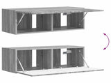TV Cabinet Set 4 pcs Grey Sonoma Engineered Wood 3409165