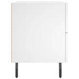 Bedside Cabinet White 40x35x47.5 cm Engineered Wood 827340