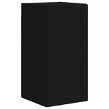 TV Wall Cabinet 2 pcs Black 30 x 31 x 60 cm Engineered Wood 892272