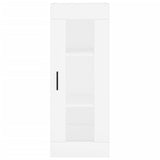 Highboard White 34.5x34x180 cm Engineered Wood 3199185
