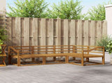 Outdoor Sofa Set 4 pcs Natural Solid Acacia Wood 3367522