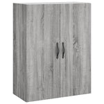 Wall Mounted Cabinets 2 pcs Grey Sonoma Engineered Wood 3197895