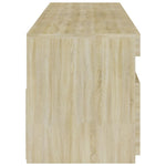 TV Cabinets 2 pcs with LED Lights Sonoma Oak 75x35x40 cm 804398