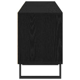TV Cabinet Black Oak 150 x 30 x 44.5 cm Engineered Wood 862880
