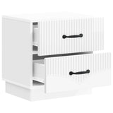 Bedside Cabinet 2 pcs High Gloss White 43 x 34.5 x 44.5 cm 895224