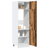 Refrigerator Cabinet Lyon Old Wood 60x57x207 cm Engineered Wood 856125