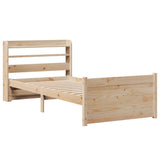 Bed Frame with Headboard without Mattress 90x200 cm 3306756