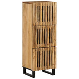 Highboard 40x34x110 cm Solid Wood Rough Mango 377579